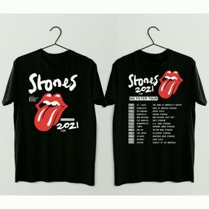 The Rolling Stones T Shirt, Rolling Stones 2021 No Filter Tour Concert Shirt